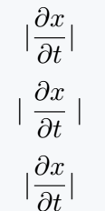 Partial derivative symbol.