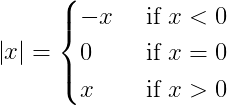 Piecewise function cases environment.