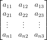 latex matrix 3,n