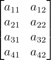 Vertical matrix