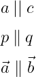 parallel symbol in latex