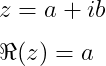 Real part symbol in LaTeX