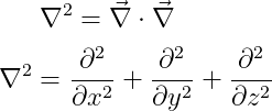 laplacial symbol form of dot product