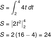 the velocity is integrated in the respect of time