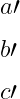 Prime symbol use in latex.