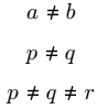 Use MnSymbol and fdsymbol packages for not equal symbol.