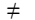 Use MnSymbol package for ne symbol.