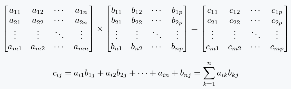 m*n matrix.