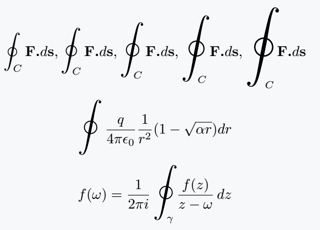 Big close integral output.