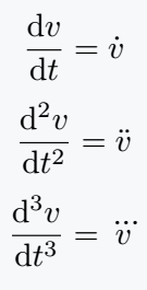 Dot derivative output.