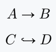 Arrow symbol with mathabx package.