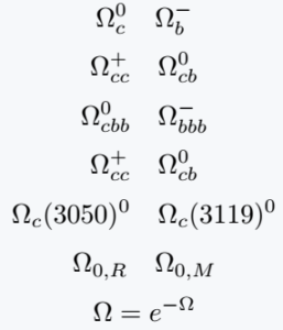 Omega Math Denotation Use of omega(Ω,ω) symbols with help of LaTeX