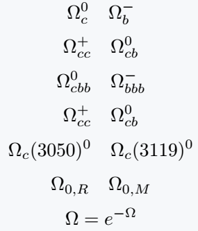 Use superscript and subscript with big omega.