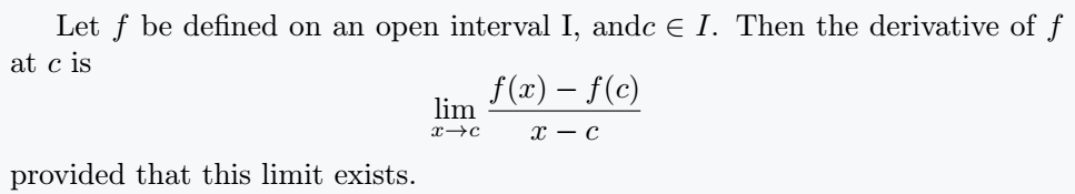 Use of lim in latex example_1 output.