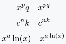use of superscript in latex.