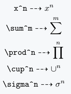 Use superscript in latex.