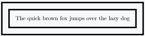 Diagram of nested box where one is inside another.