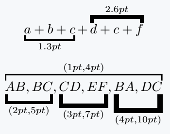 Command syntax for mathtools package.