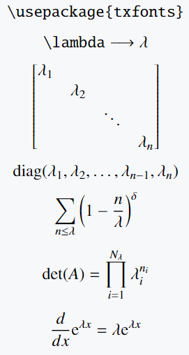 Italic small lambda symbol use in latex.