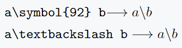 Use backslash in text mode.