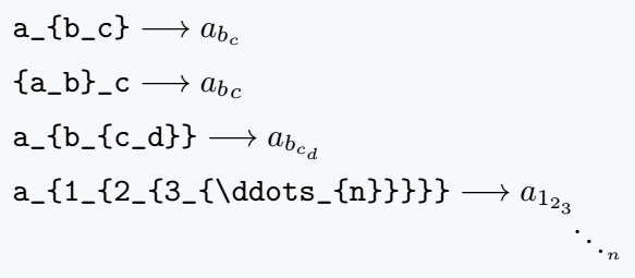 Double subscript in latex.