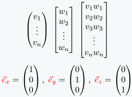 Matrix environment is inserted for column vector.