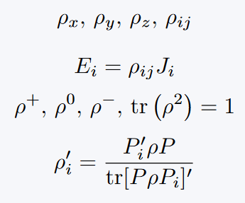 In this figure, Use of subscripts and superscripts with rho symbol is shown.