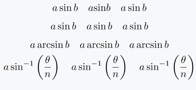 Define math function by mathrm and operatorname.