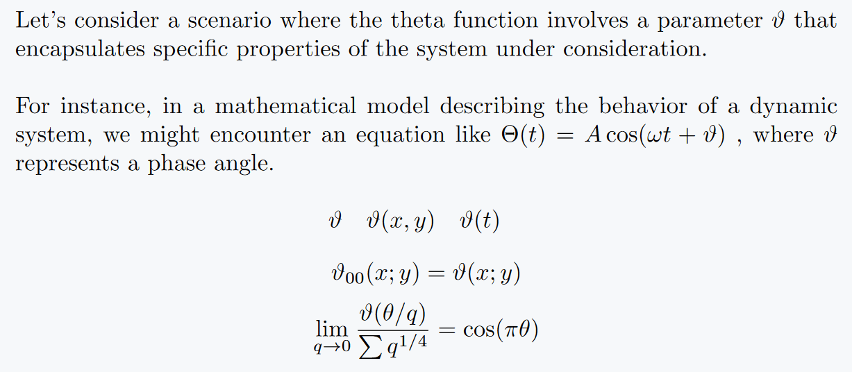 Equation of vartheta is represented by latex.