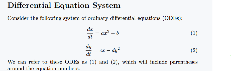 Use of eqref command is shown, although similar in functionality, but different in terms of output.