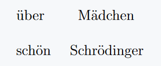 Two small dots placed over a letter and is used in several languages.