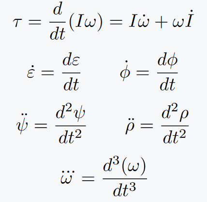 In this figure, use of dots above symbols is shown.