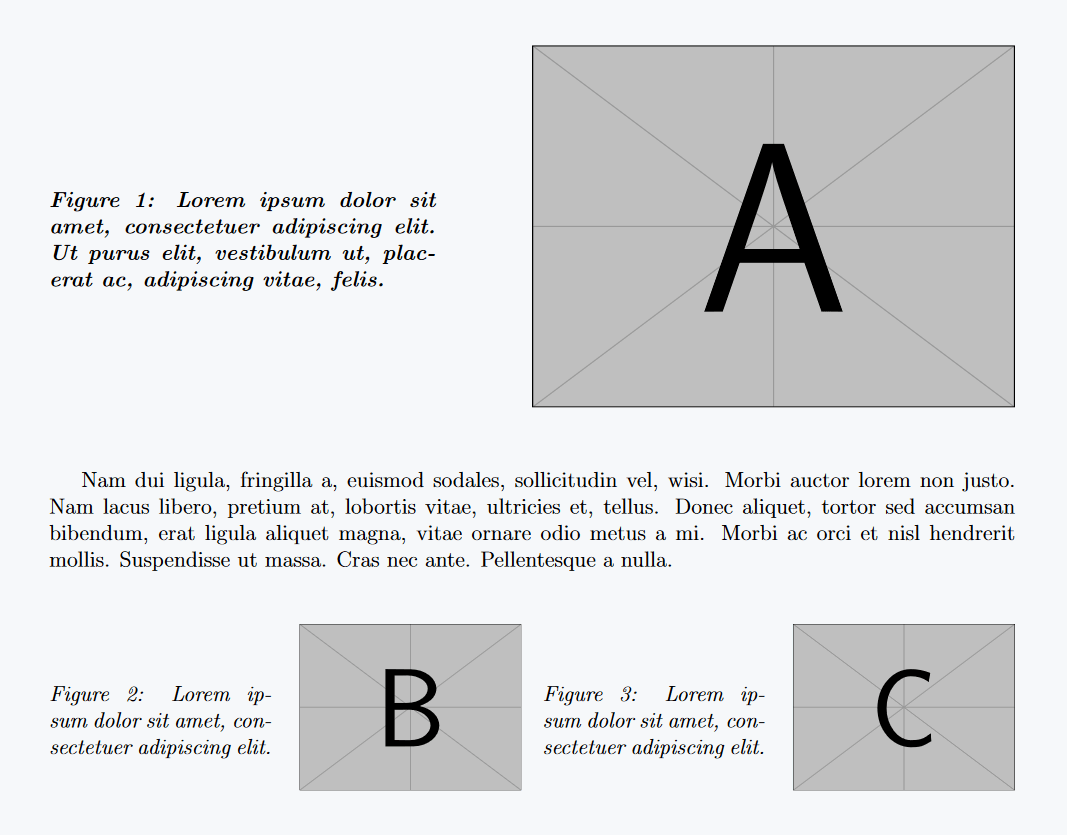 Left-side vertical alignment using a minipage environment