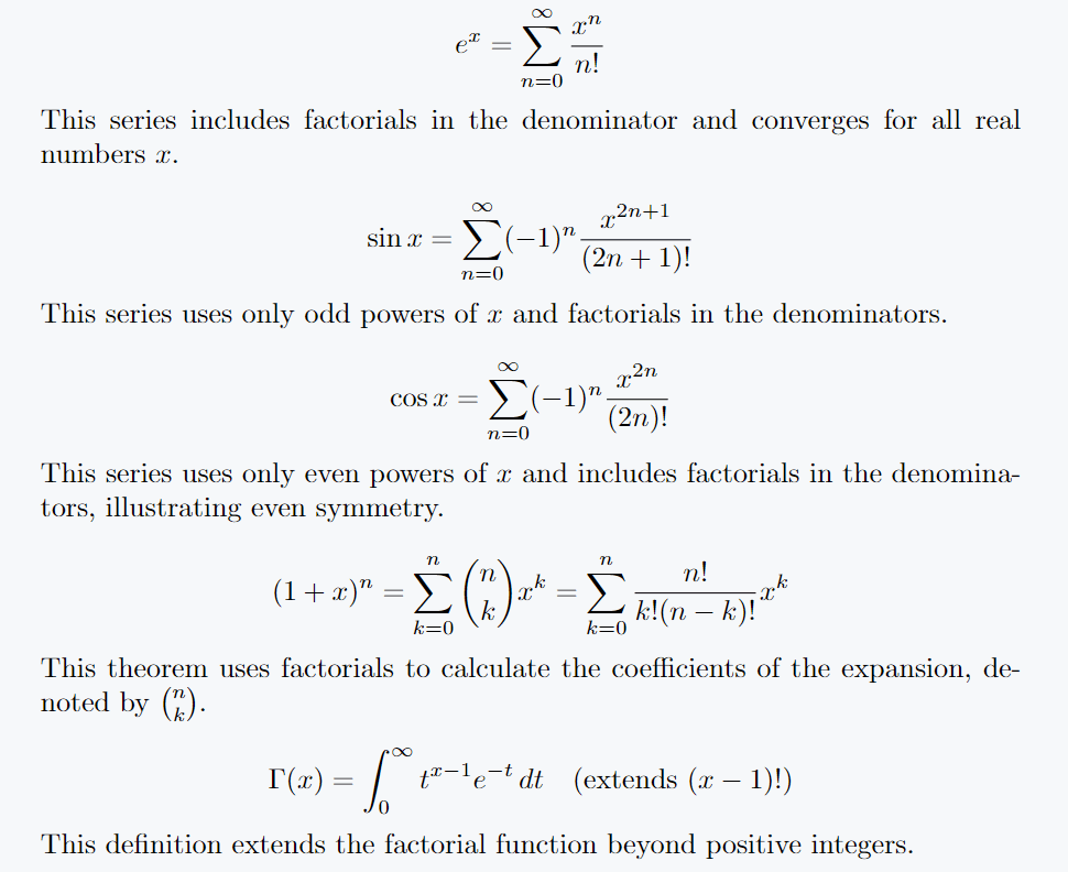 This figure shows how the exclamation mark is used directly.