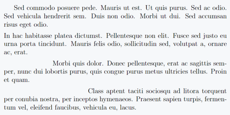 How to use \hspace or \hspace* command in LaTeX?