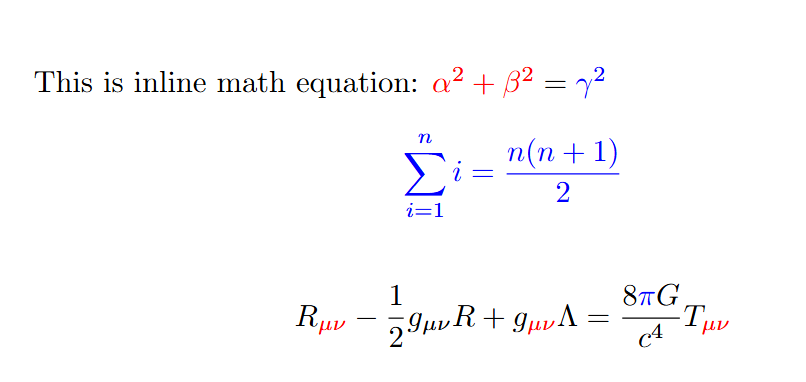 Coloring math symbol