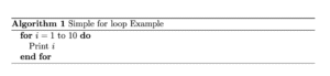 A simple guide to writing for loops and nested loops in LaTeX
